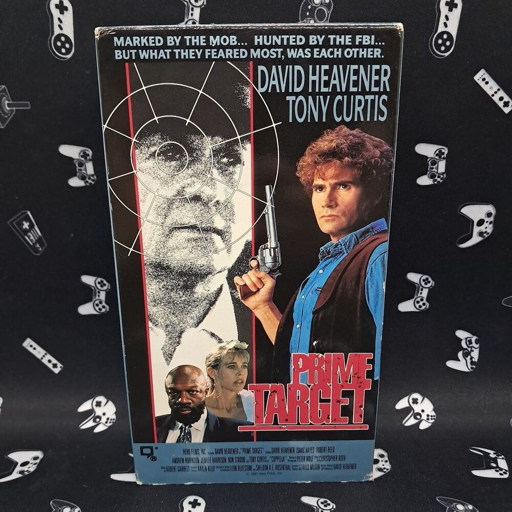 Prime Target (VHS, 1991) Tony Curtis, David Heavener